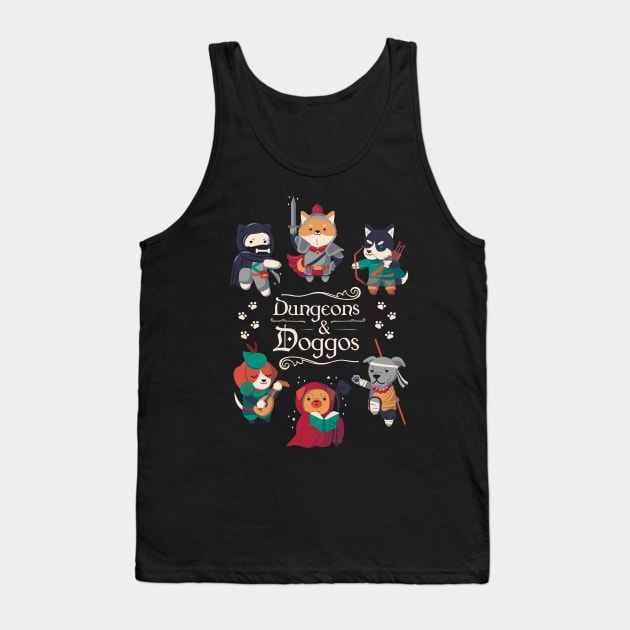 Dungeons & Doggos Tank Top by Domichan